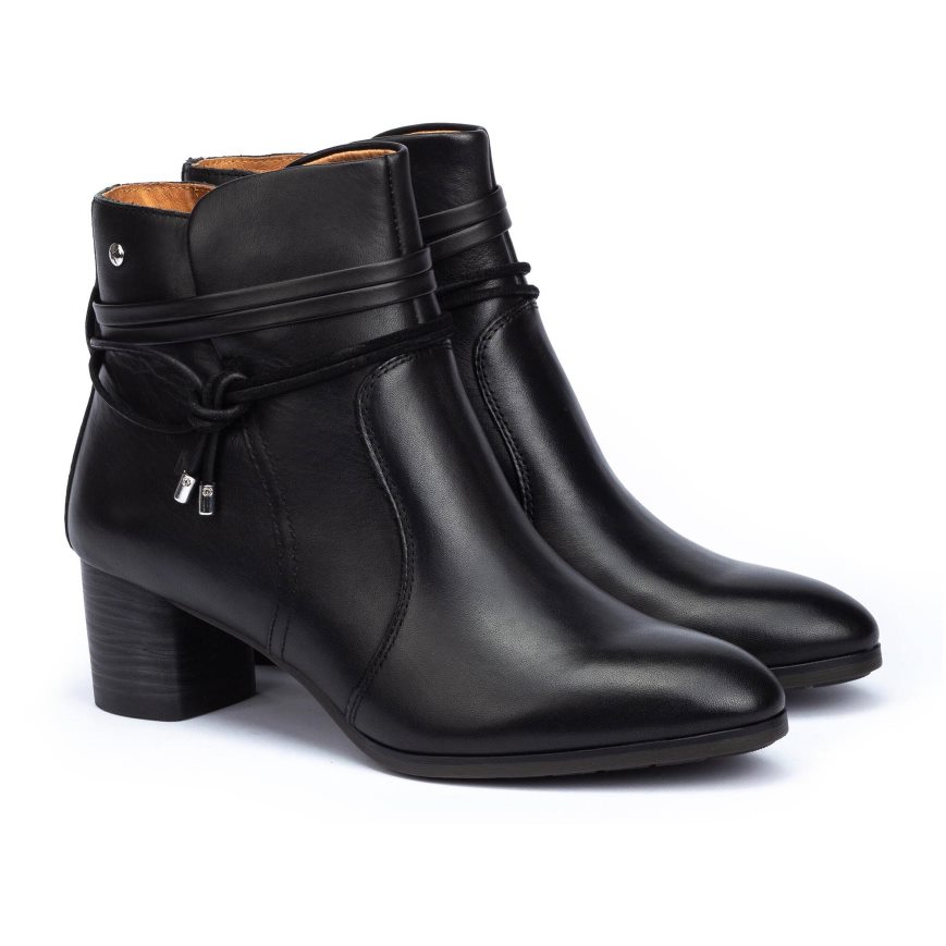 Women's Pikolinos CALAFAT Ankle Boots Black | NZ Y758193